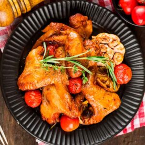 Filetes de pollo asado